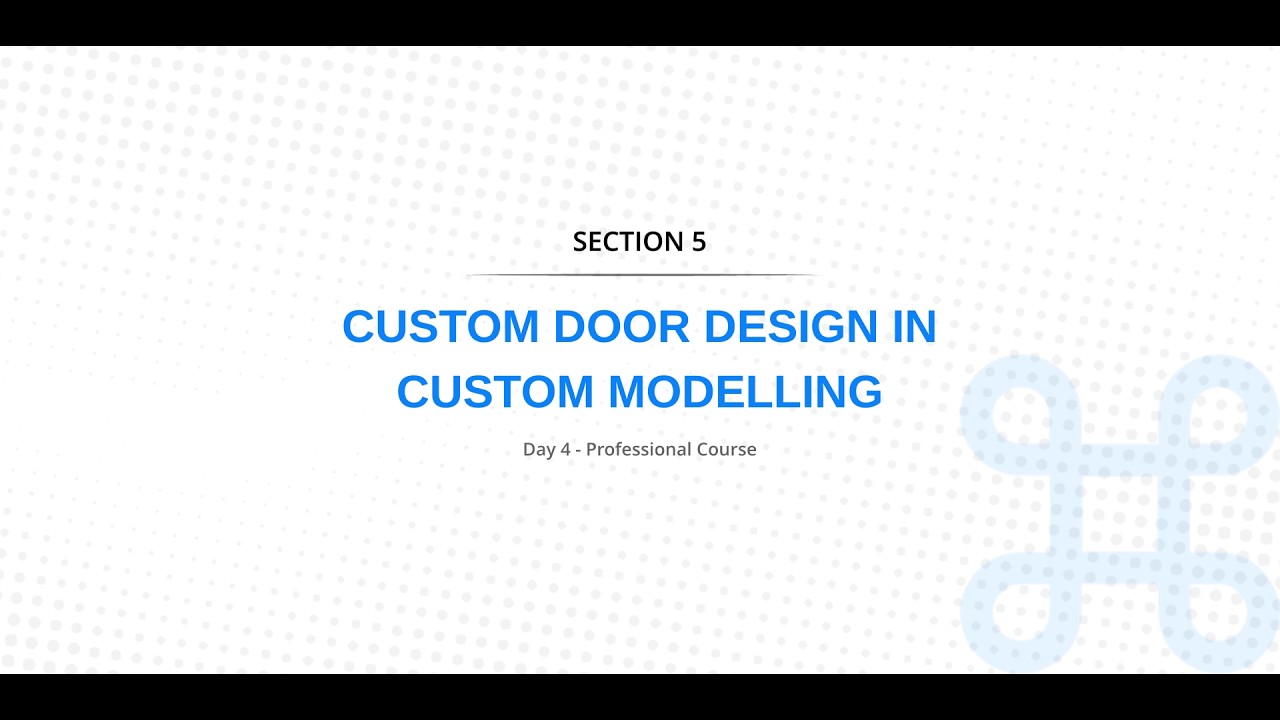 NAADI Onboarding I 5️⃣ How to Design Custom Doors in NAADI | Advanced Door Modelling Tutorial