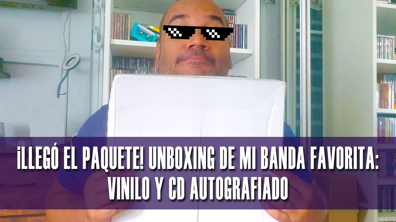 ¡Llegó el paquete! Unboxing de mi banda favorita: Vinilo y CD Autografiado