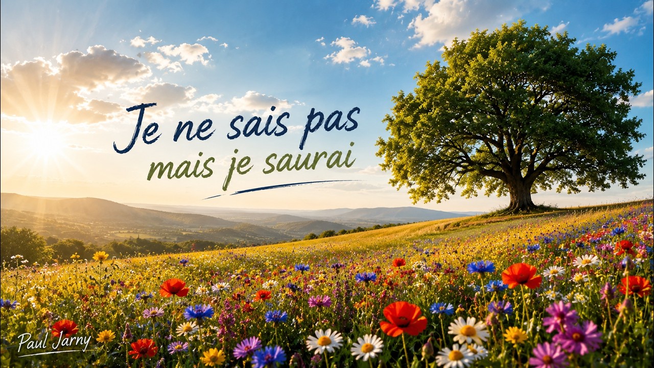 Je ne sais pas mais je saurai