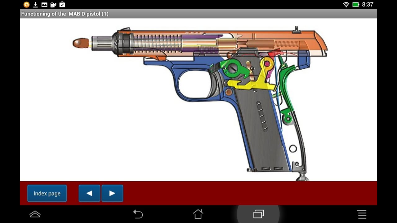 French MAB D pistol explained - Android APP - HLebooks.com