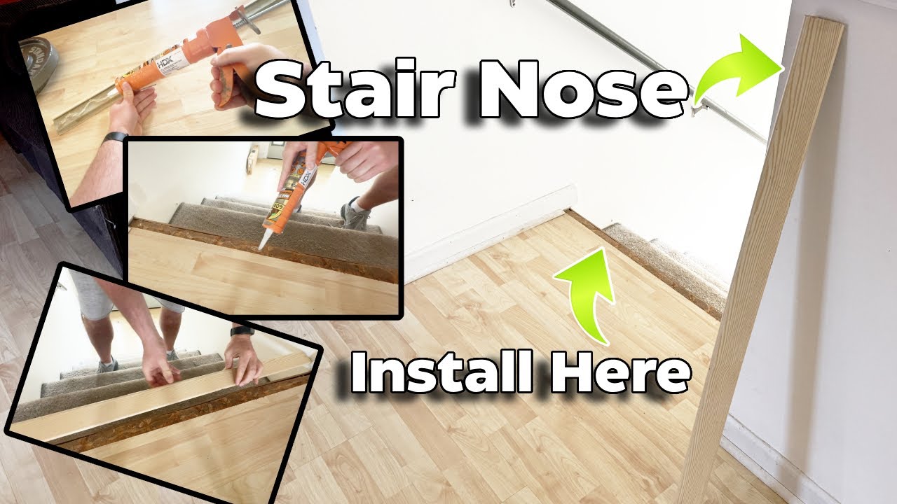 How to Install LVP or Laminate Stair Nose