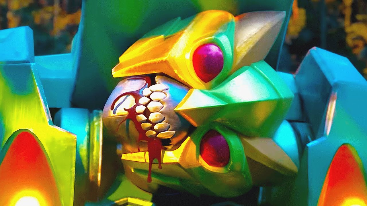 BUG Chop Shop TRAPS Bumblebee! | Transformers: CYBERWORLD | COMPILATION
