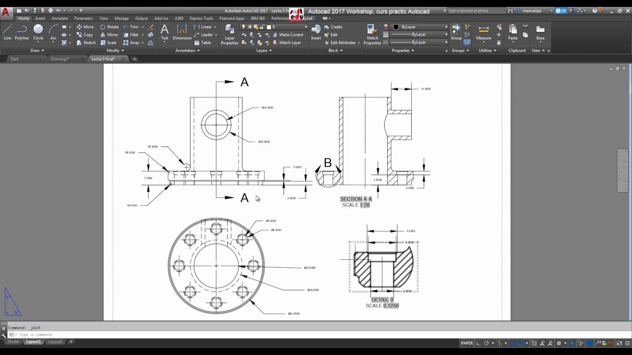 Autocad lucrul in linia de comanda