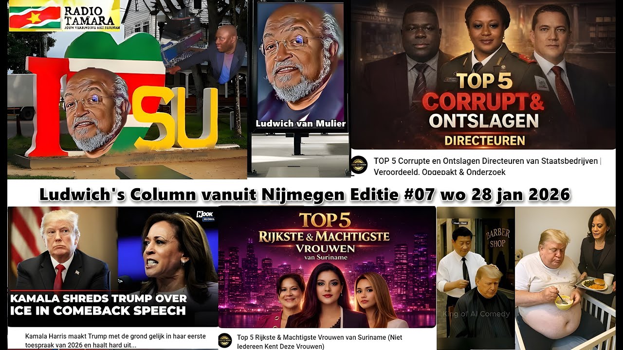 Ludwich's Column vanuit Nijmegen Editie #07 wo 28 jan 2026 voor Radio Tamara Damsko