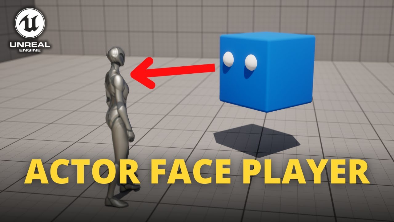 Как сделать так, чтобы актер всегда был обращен к игроку в Unreal Engine 5 (со сглаживанием)