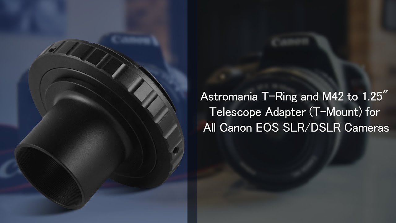Astromania T-ring and M42 to 1.25