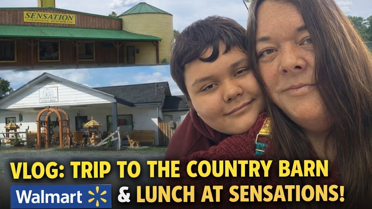 Country Barn in Beulaville NC, Lunch at Sensations & Walmart