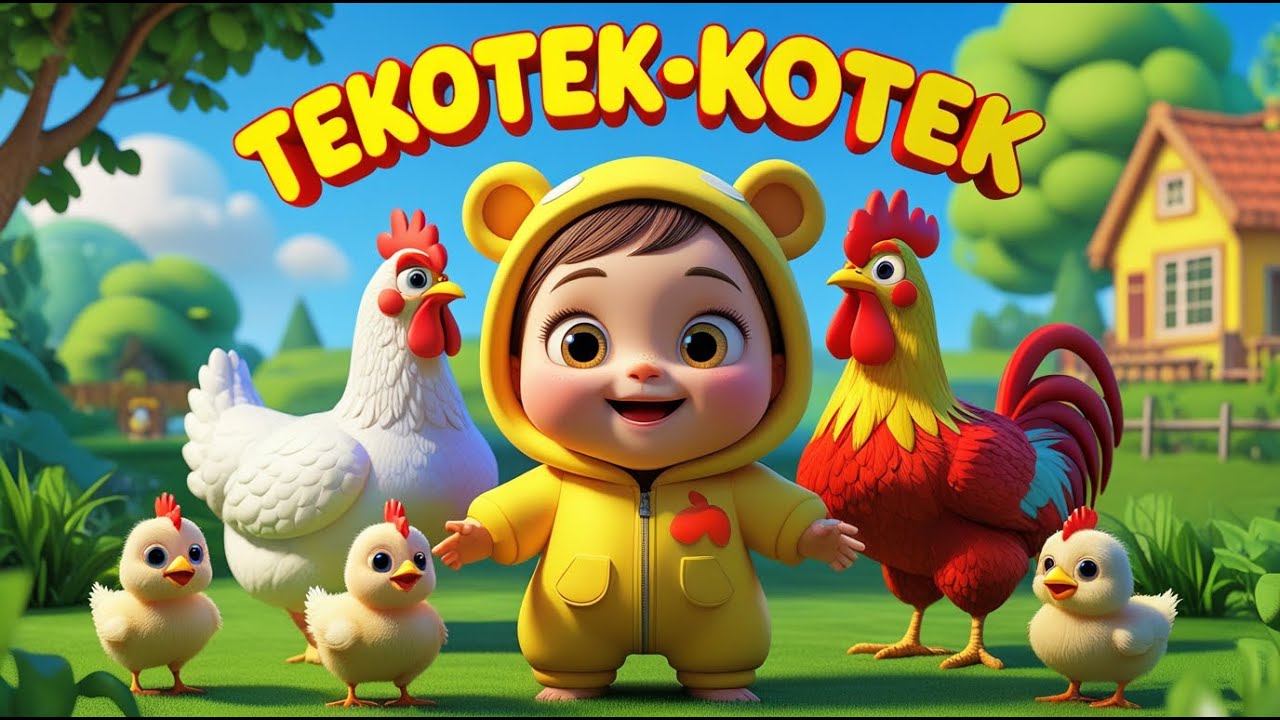 TEKOTEK-KOTEK ANAK AYAM - KUMPULAN LAGU ANAK DAN BALITA TERPOPULER | Lopelope
