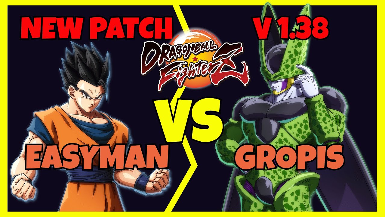 DBFZ NEW PATCH 1.38 - EASYMAN vs GROPIS (SSJ Vegeta, SSJ Goku, A. Gohan vs Baby 2,  Cell, Frieza)