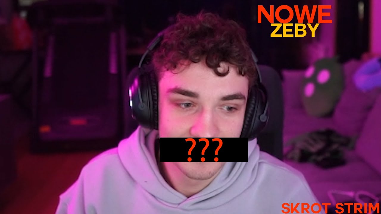 FRANIO PŁACZE PRZEZ NOWE ZĘBY I KOŃCZY STREAM