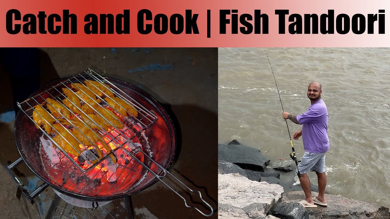 Baari Bangod Fish Catch and Cook maltha ini | Fish Tandoori 😍