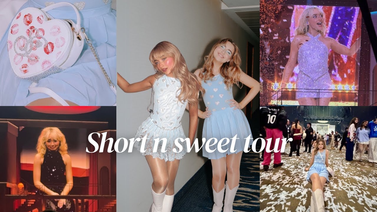2 Sabrina Carpenter Concerts In 2 Days! | Short N Sweet Tour vlog 💋🩵🪩