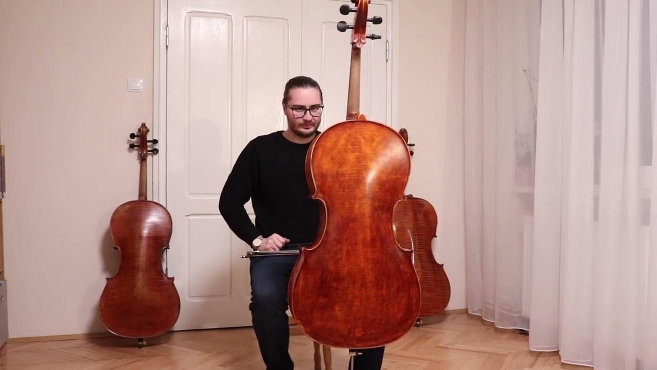 Stradivari Antique Style Cello 4/4 Handmade in Romania # 109