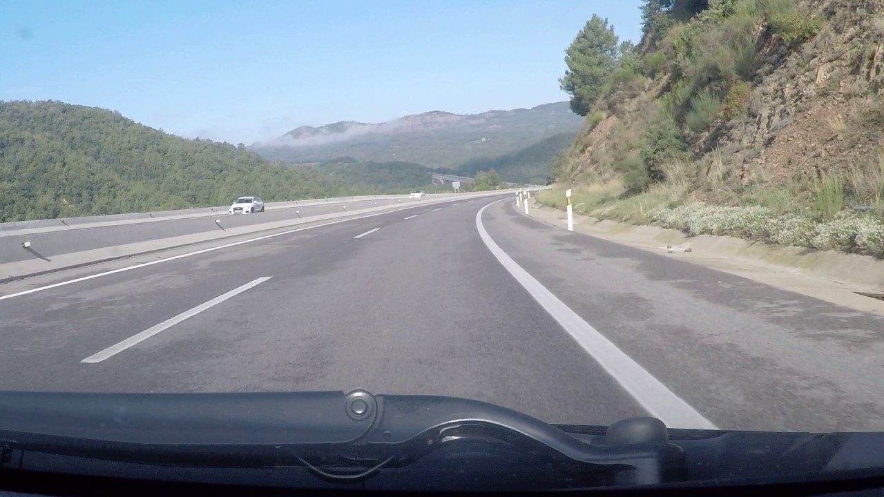 Spain by Road - Girona to Vic - C25 GI551 - Tunnel Buc
