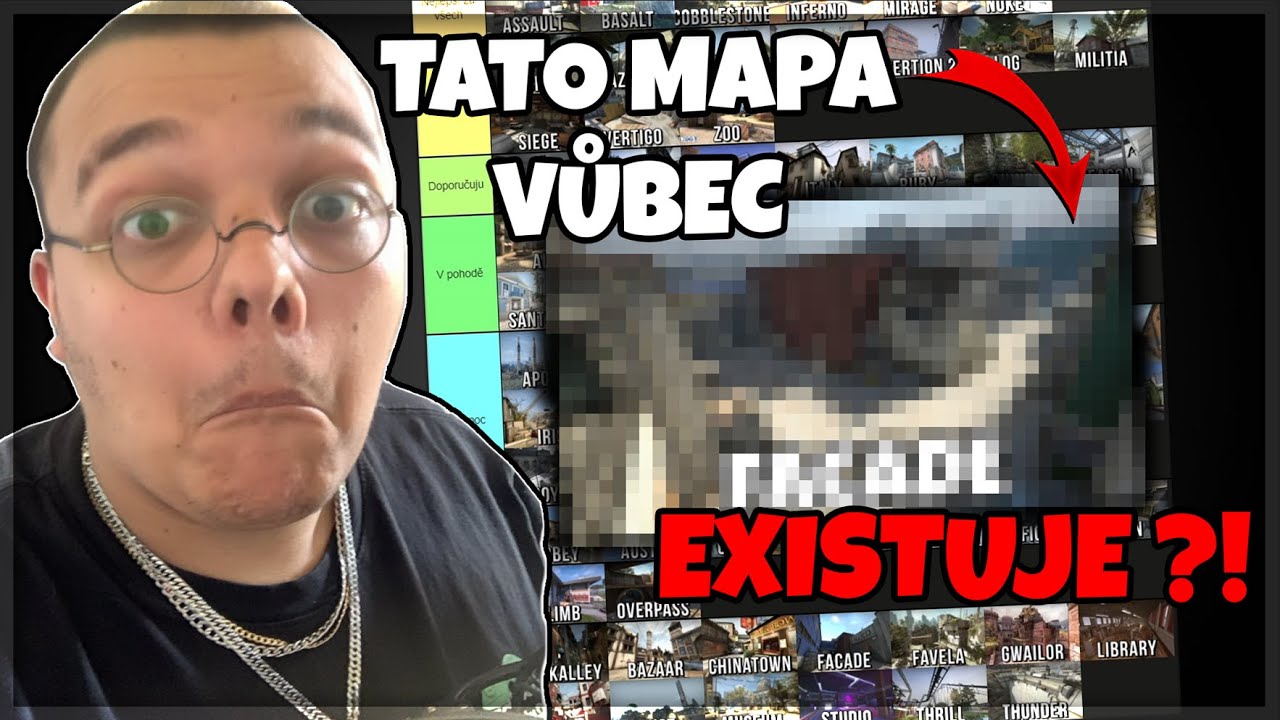 VŠECHNY MAPY V CSGO ?! | TIER LIST #4
