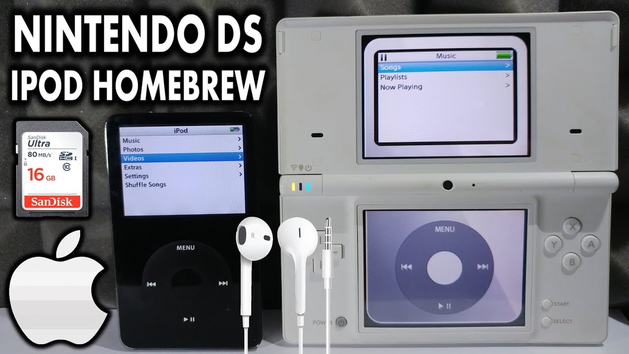 Turn Your Nintendo DS Into An Apple iPod!
