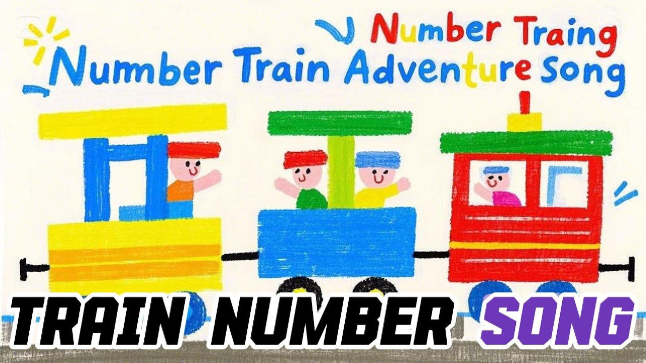 Number Train Adventure Song 🎶🚂 | Fun Learning number for Kids! #nurseryrhymes #childrenssingalong