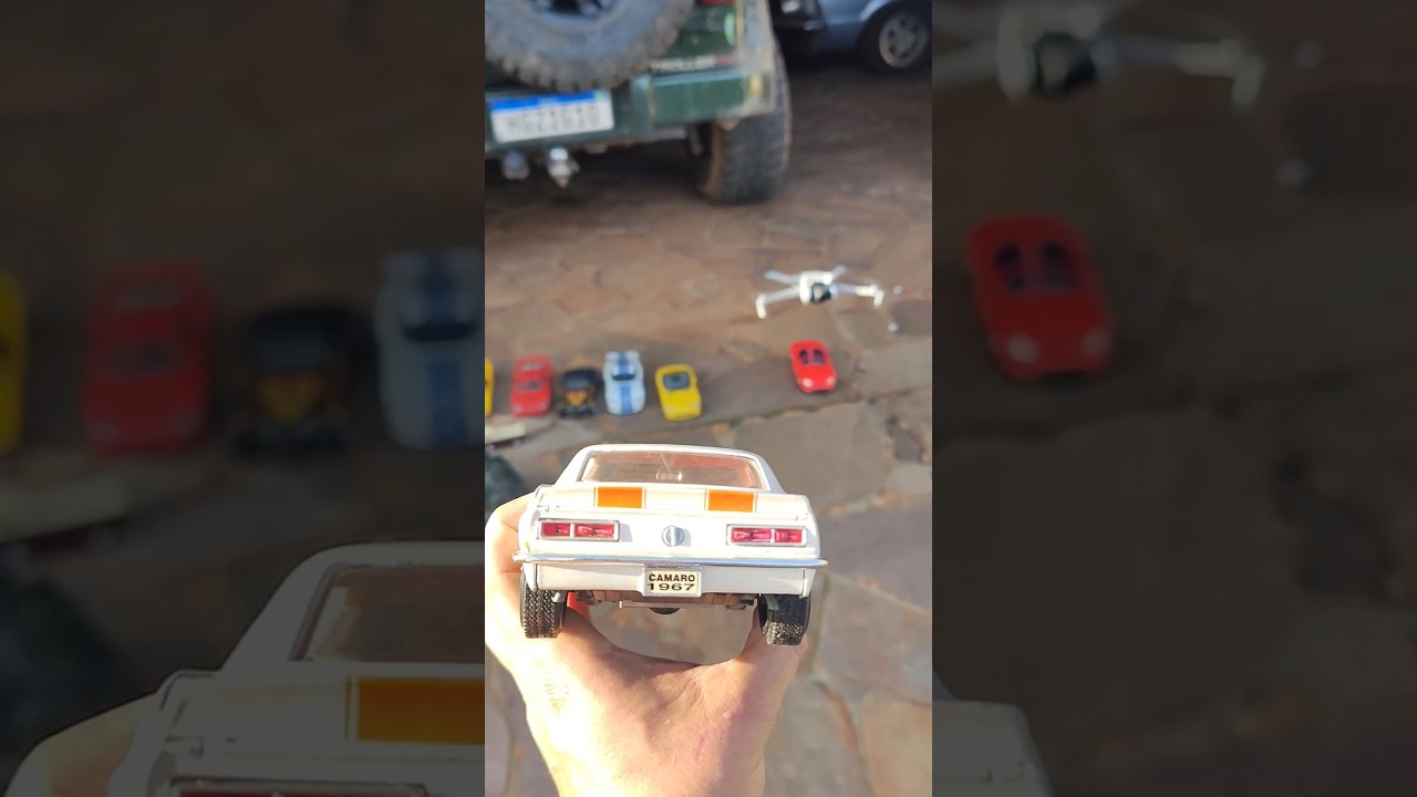 Camaro SS 67 miniatura 1/18 #diecast #musclecar #chevrolet #grau