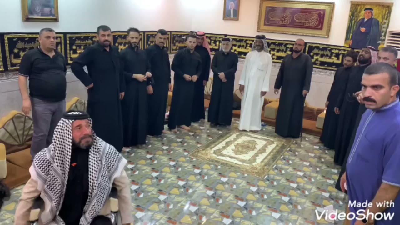 شعراء ومهاويل من محافظة البصره في ضيافة شيخ عام عشيرة الزويدات قبيلة بني كعب الحاج فاضل ابو عباس
