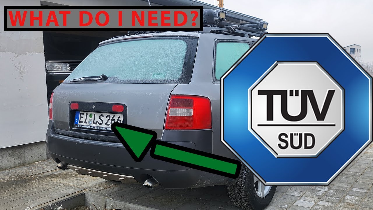What do YOU need for German TÜV