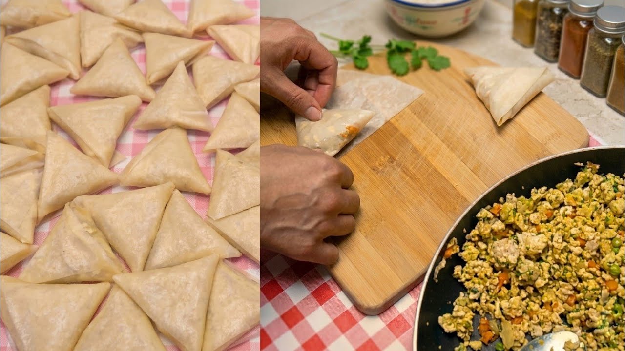 الذ حشوة سمبوسة بالدجاج والخضار الجزء الاول رمضان2022@Mais recipes مطبخ ميس  #5