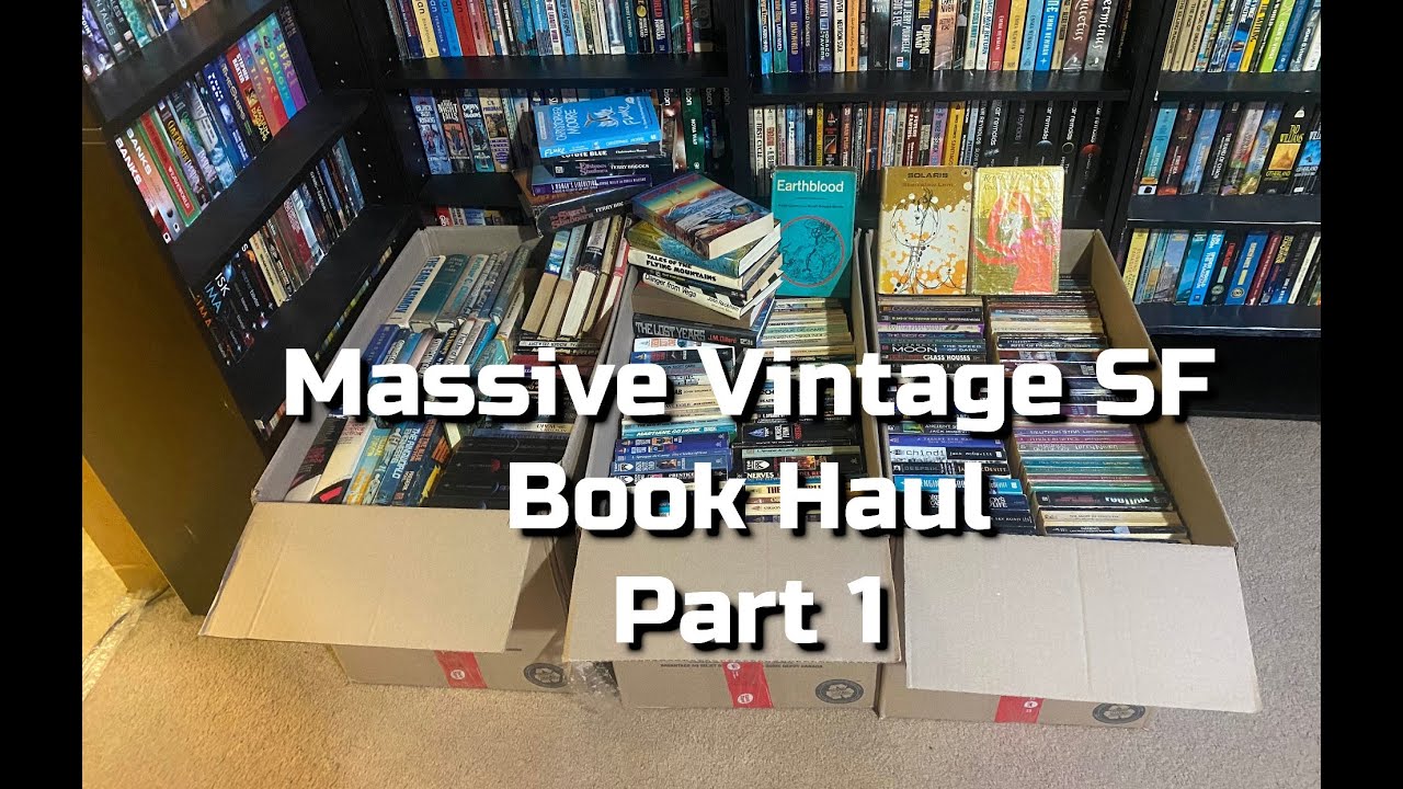 Massive Vintage SF Book Haul | Part 1