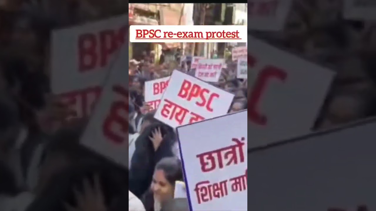 Bpsc Re-exam protest #shorts #bpsc#student #patna#bpscreexam