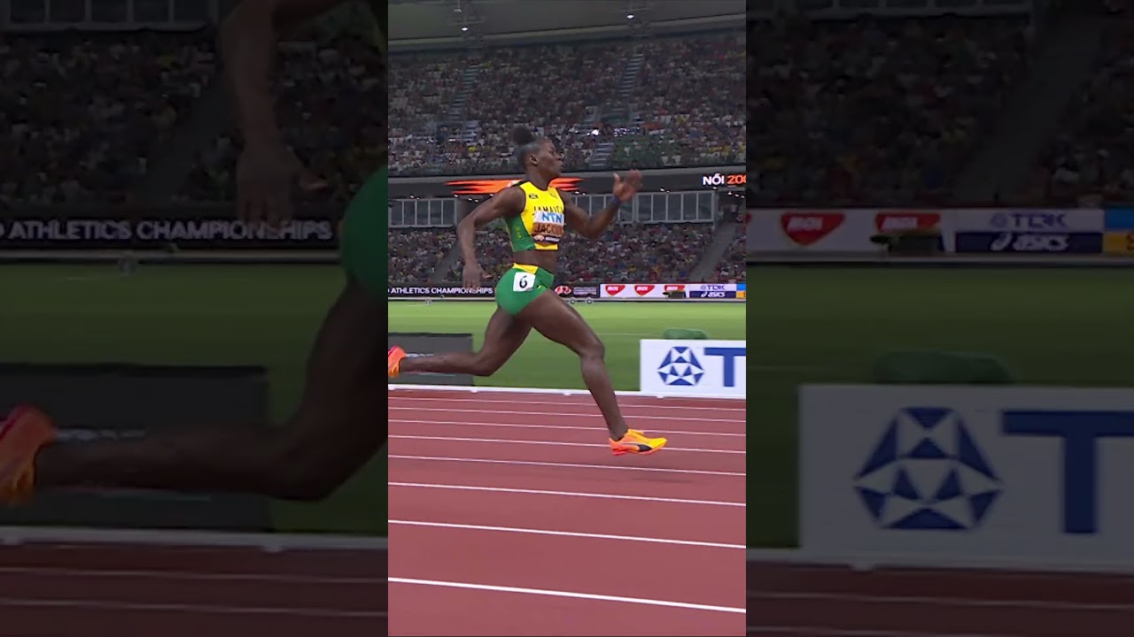 Shericka Jackson is the queen of the 200m 👑 #athletics #jamaica #running #sports