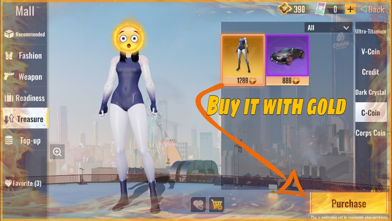 CYBER HUNTER : Get Legendary skin 🔥with GOLD🗿