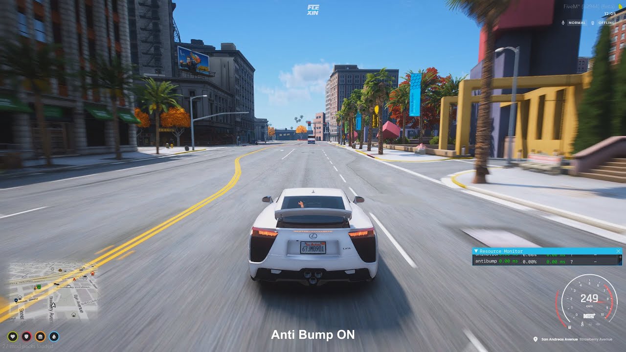 Anti Bump Script (STANDALONE) - FiveM