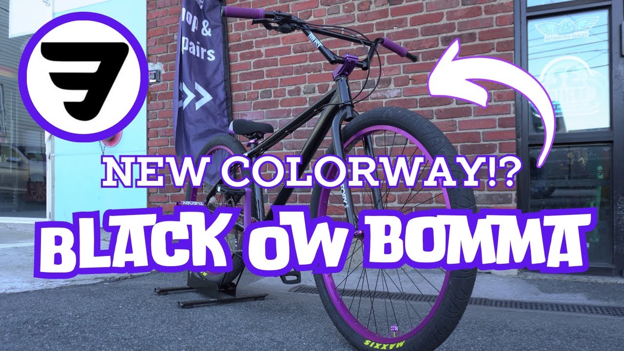 новый глянцевый черный цвет OW Bomma