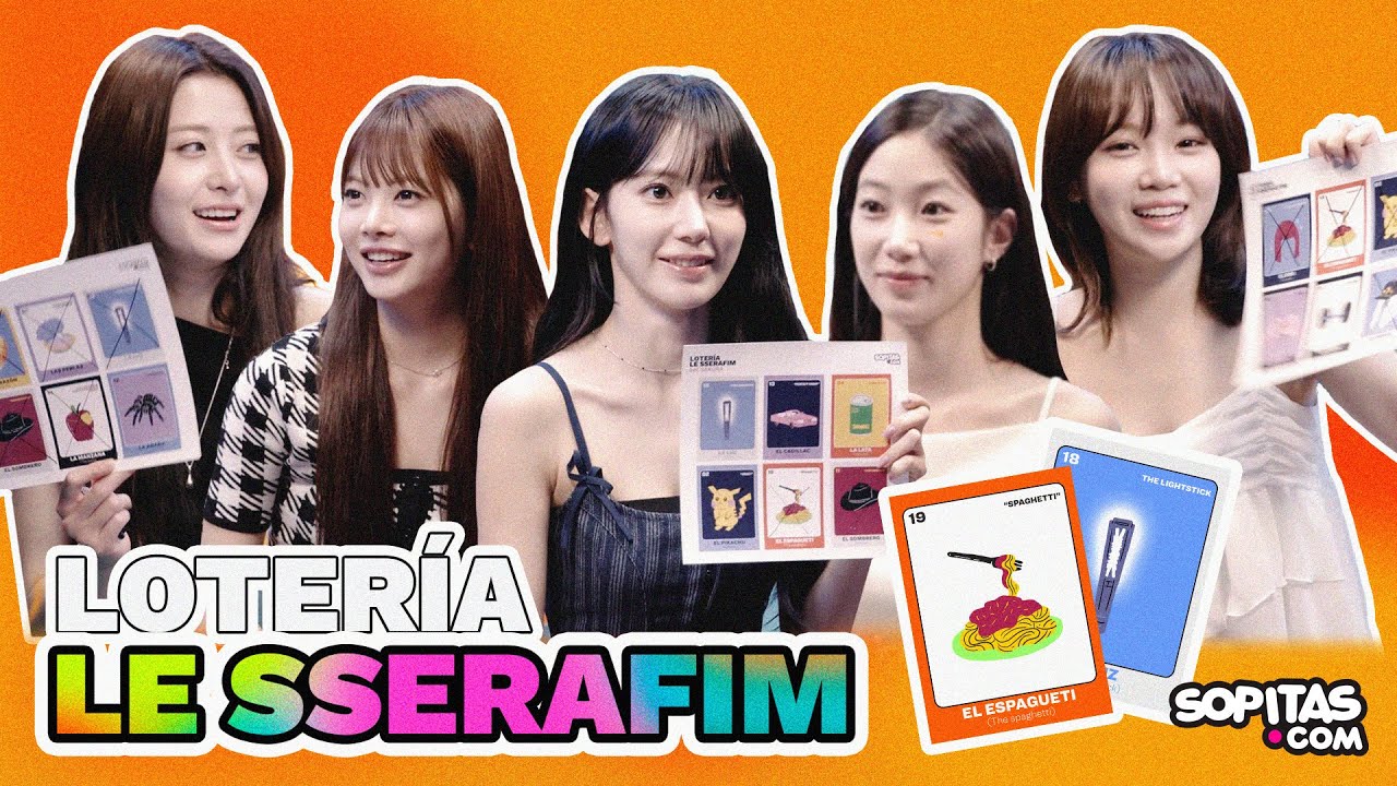 ¡Jugamos LOTERIA con LE SSERAFIM!