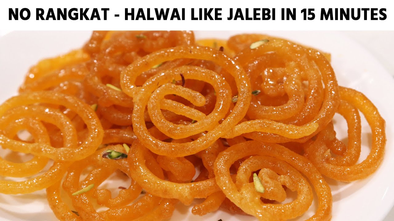 Halwai Like Jalebi in 15 mins - BEST RECIPE FOR LOCKDOWN Easy Instant Crispy Jilebi CookingShooking