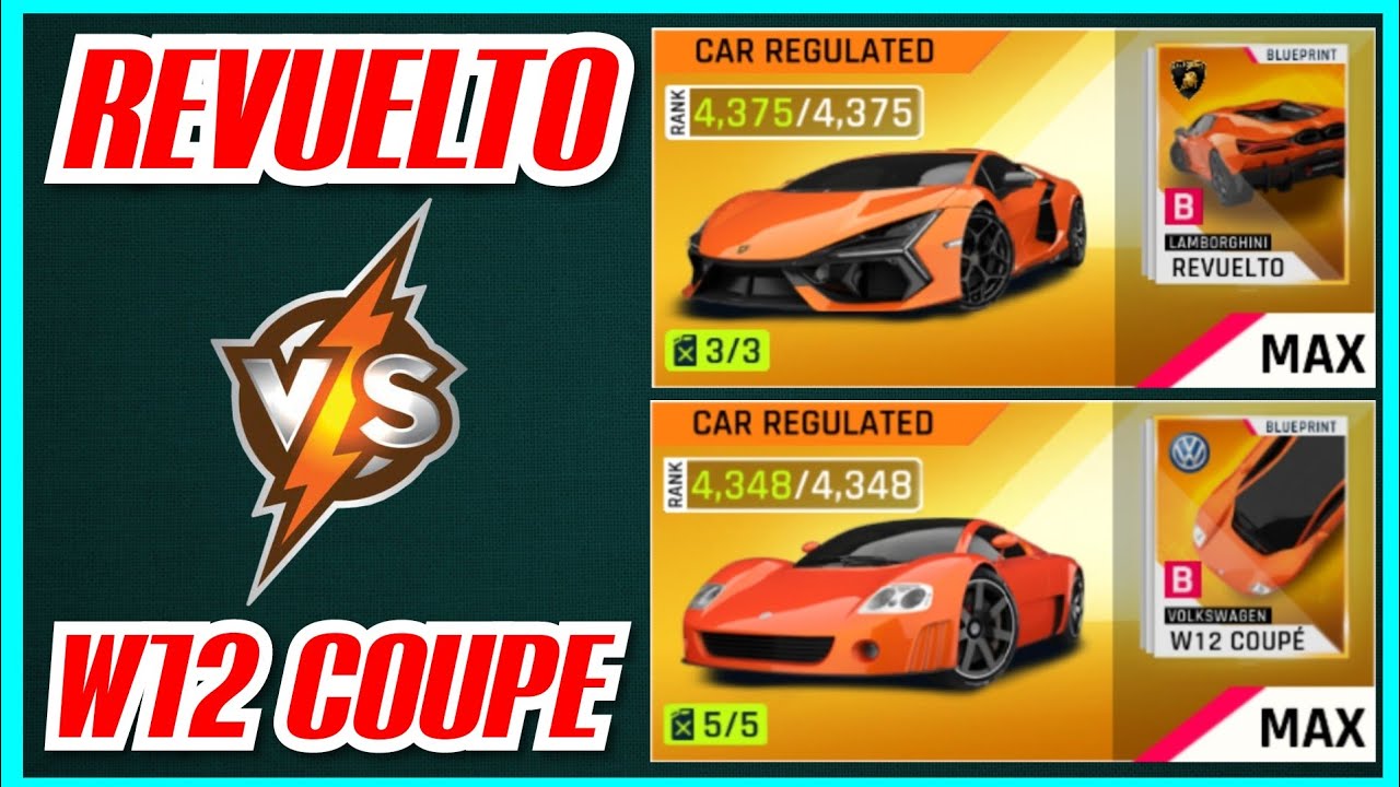 Asphalt 9 - 🤯 UNEXPECTED 😱 | Revuelto VS W12 Coupe in Cairo Touchdrive