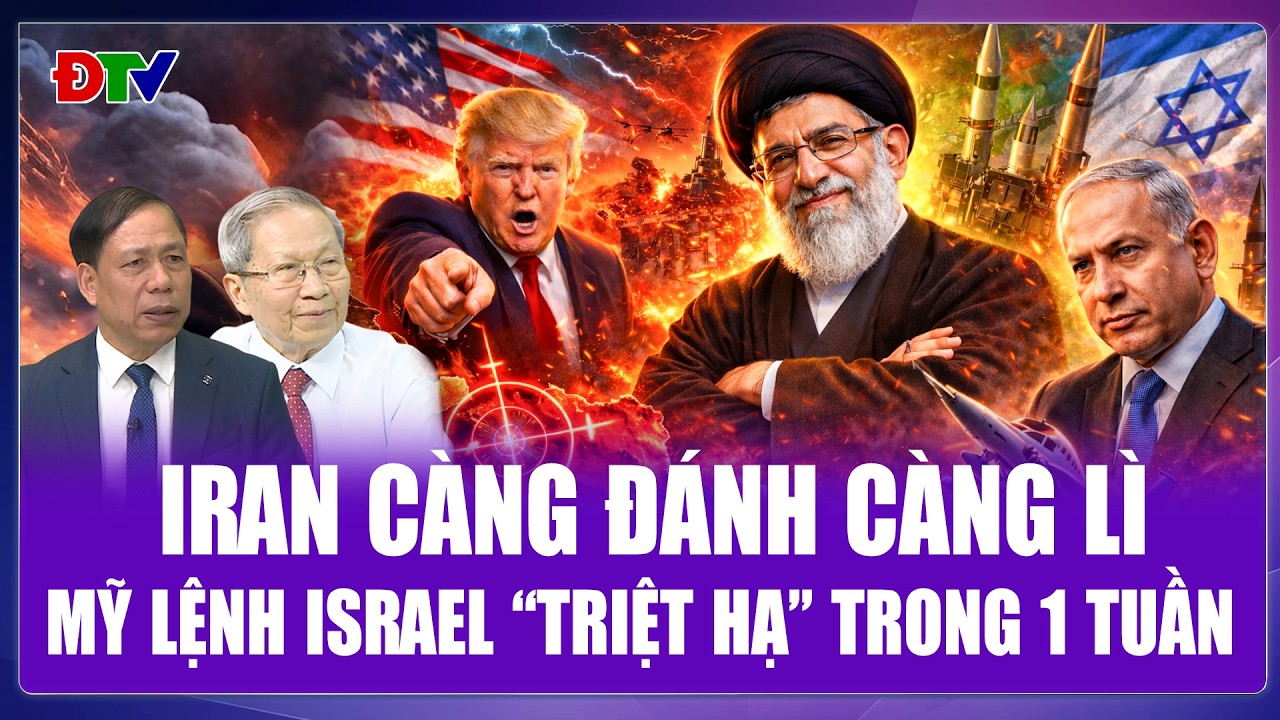 QUỐC TẾ HÔM NAY: Iran càng đánh càng lì, Mỹ buộc Israel tính “đường rút” trong vòng 1 tuần