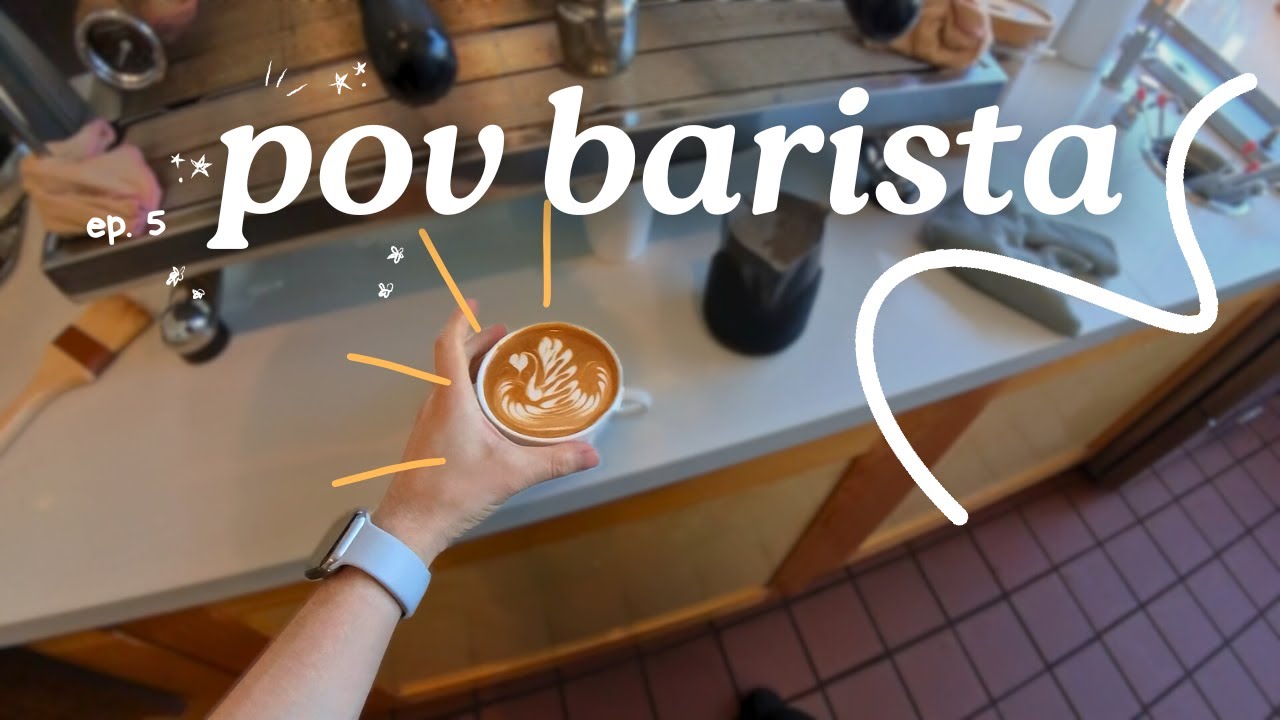POV- calm barista workday