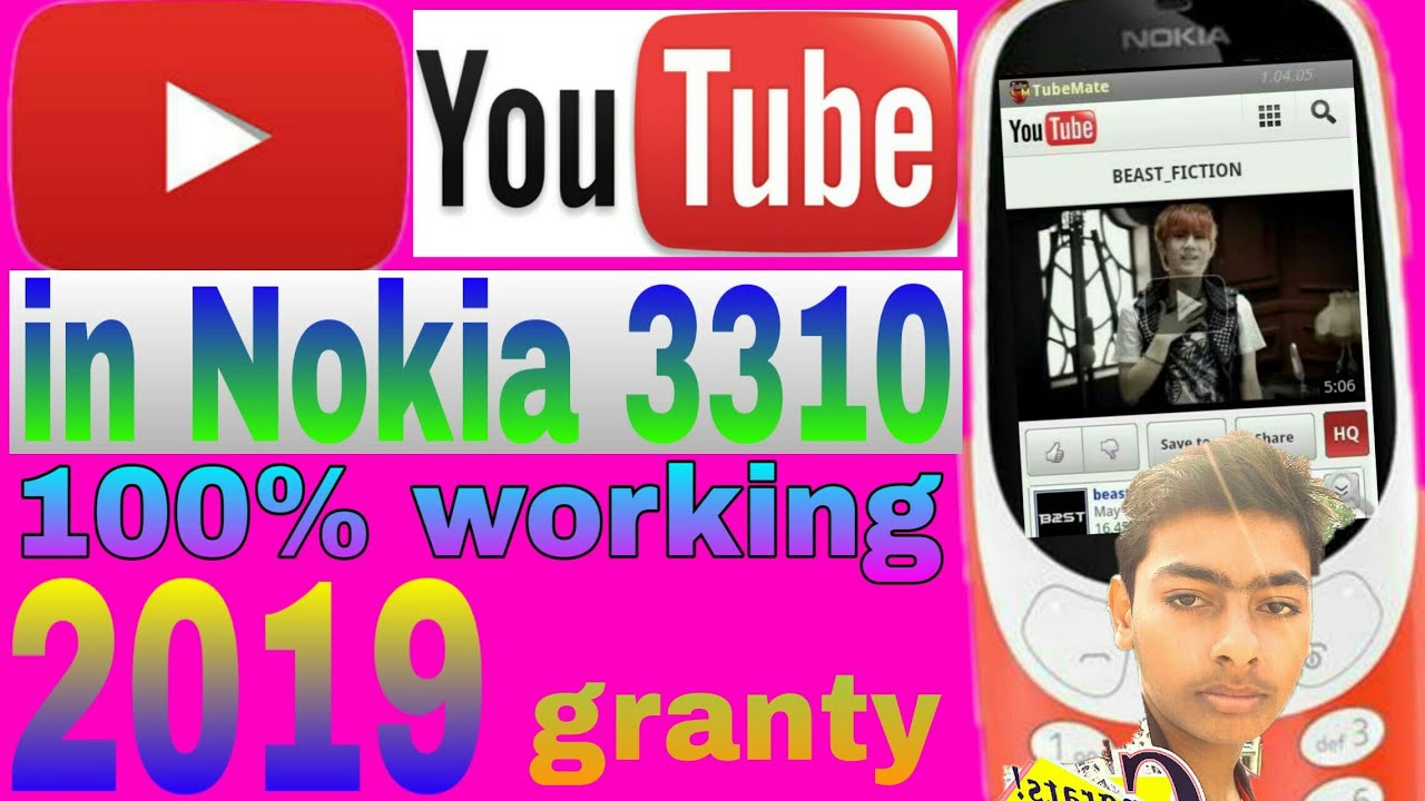 How to install YouTube app in Nokia 3310