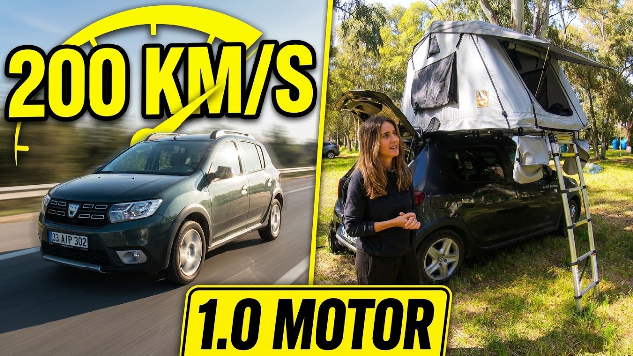 1.0 Motorla 200 KM/S! Sandero ile Ailece İstanbul–İzmir Kamp Macerası