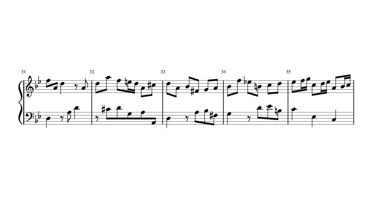 Telemann - Fantasia in G minor, TWV 33:8