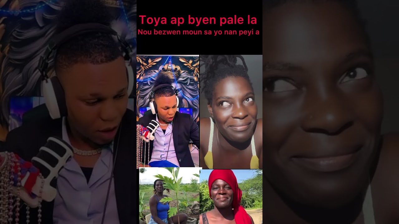 Toya ap byen pale❤️nou bezyen moun sa yo nan peyi a kap sansiblize pèp la 