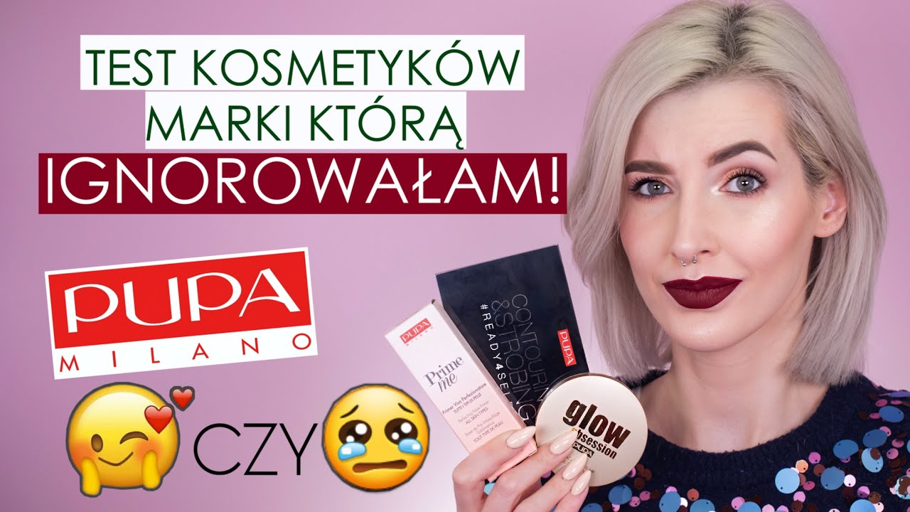 TESTUJĘ KOSMETYKI MAREK KT&Oacute;RE IGNOROWAŁAM!- Pupa Milano- Hity czy Dramaty?🤔