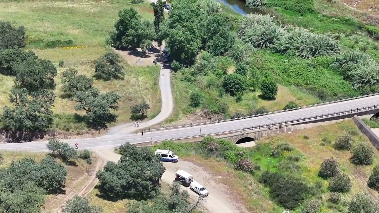 Romería de Rosal de la Frontera 2024. 2° Parte. Camino desde las naves hasta el chanza