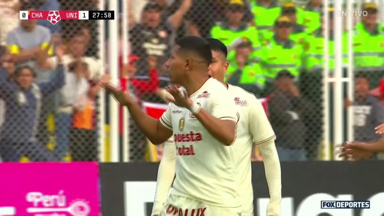 😳😲 GOL ANULADO DE EDISON FLORES. | Los Chankas CYC vs Universitario | #Liga1EnFOX