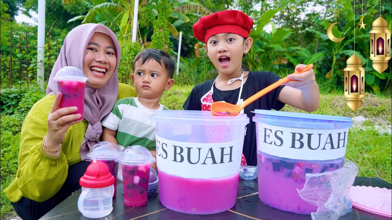 DRAMA PUASA SALSA JUALAN ES BUAH 😱 AZAM BELI TAKJIL