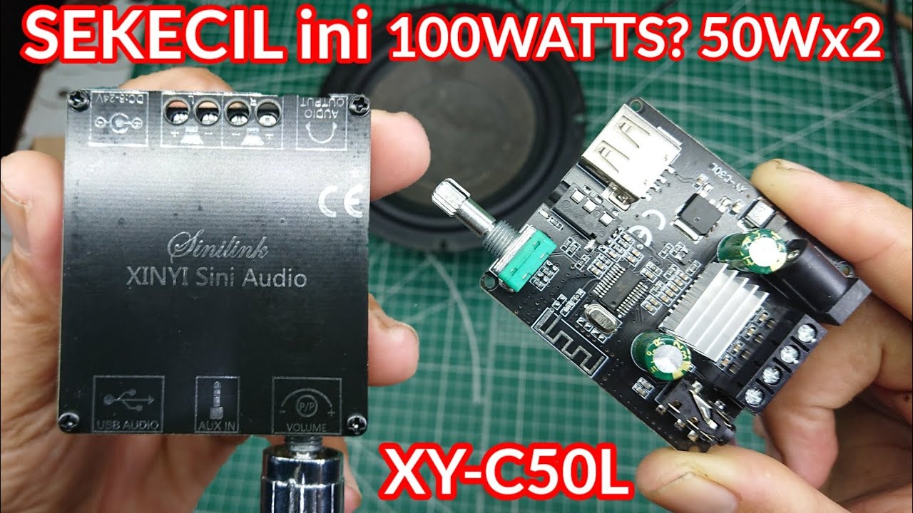 МАЛЕНЬКИЙ ДЕШЕВЫЙ МОЩНЫЙ ОБЗОР Sinilink XINYI XY-C50L 50WX2