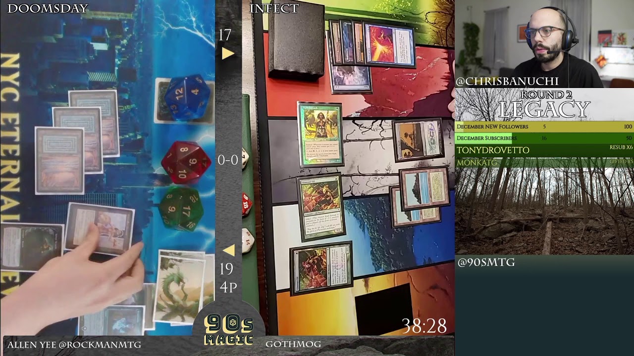 Doomsday vs Simic Infect [MTG Legacy]
