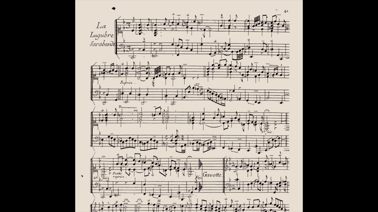 Fran&ccedil;ois Couperin : Sarabande La Lugubre