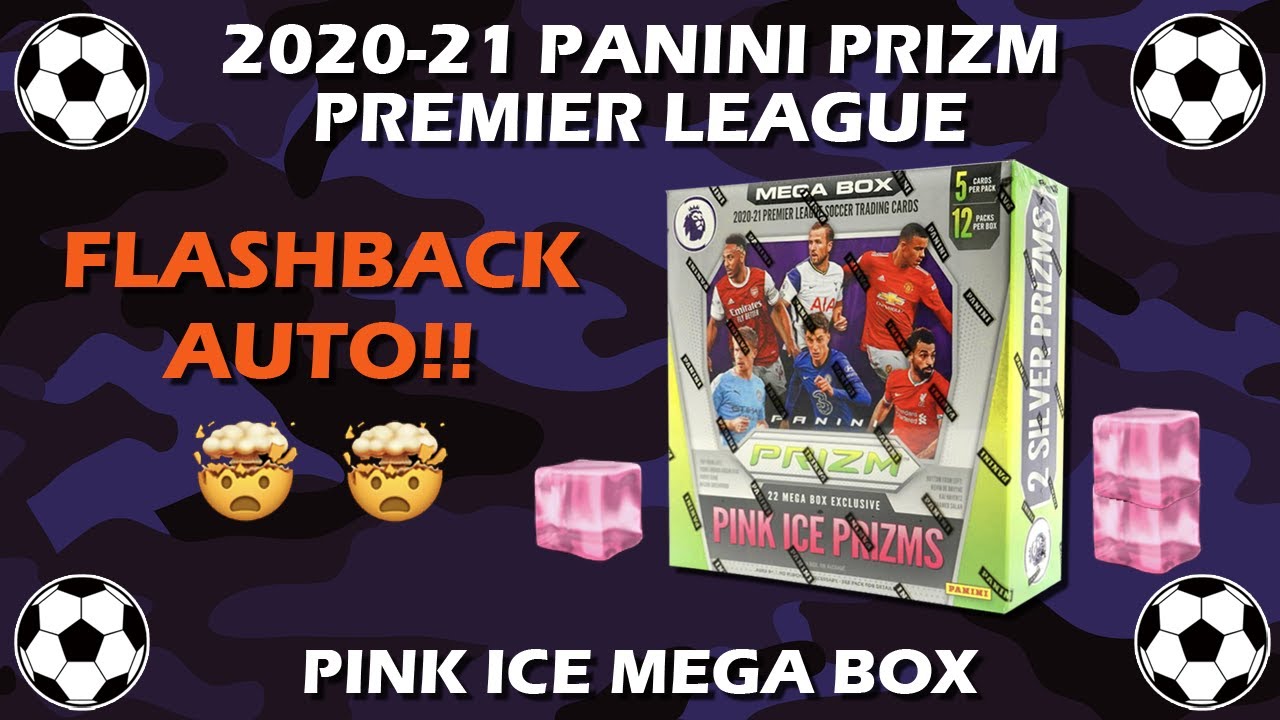 RETAIL AUTO PULL!! 2020-21 Panini Prizm Soccer Premier League Pink Ice Mega Box