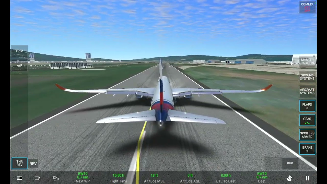 Landing at Songshan International Airport Taipei Taiwan (RCSS) [RW10] [Gate 07]