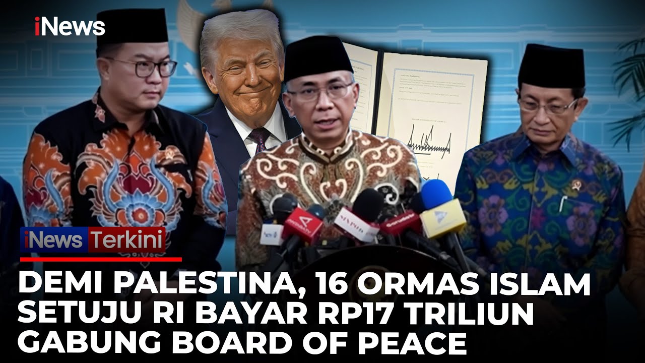 Ormas Islam Sepakat Indonesia Bayar Rp17 Triliun untuk Gabung Dewan Pedamaian Trump demi Palestina
